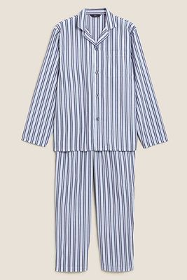 Cotton Striped Pyjama Set from Marks & Spencer