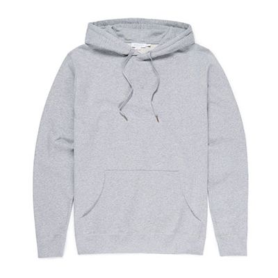 Cotton Loopback Overhead Hoody from Sunspel