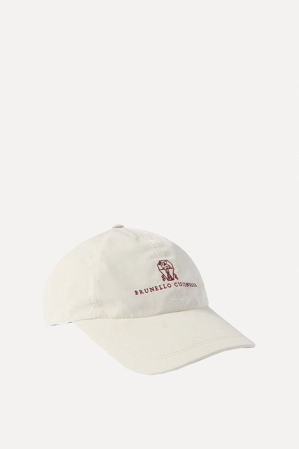 Logo-Embroidered Cotton-Twill Baseball Cap from Brunello Cucinelli