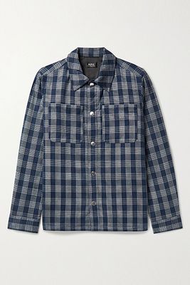 Checked Padded Cotton-Flannel Shirt from A.P.C.