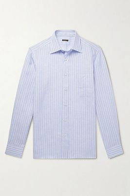 Striped Linen Shirt from RUBINACCI