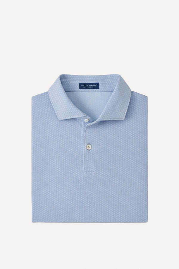 Albatross Diamond Cotton-Blend Piqué Polo