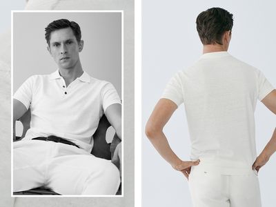 Limited Edition Cotton Linen Polo Shirt, £39.95 | Massimo Dutti