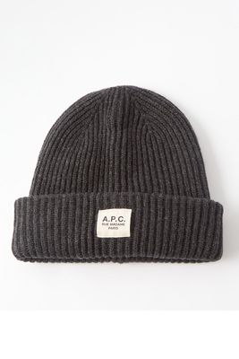 James Ribbed-Knit Wool Blend Beanie from A.P.C