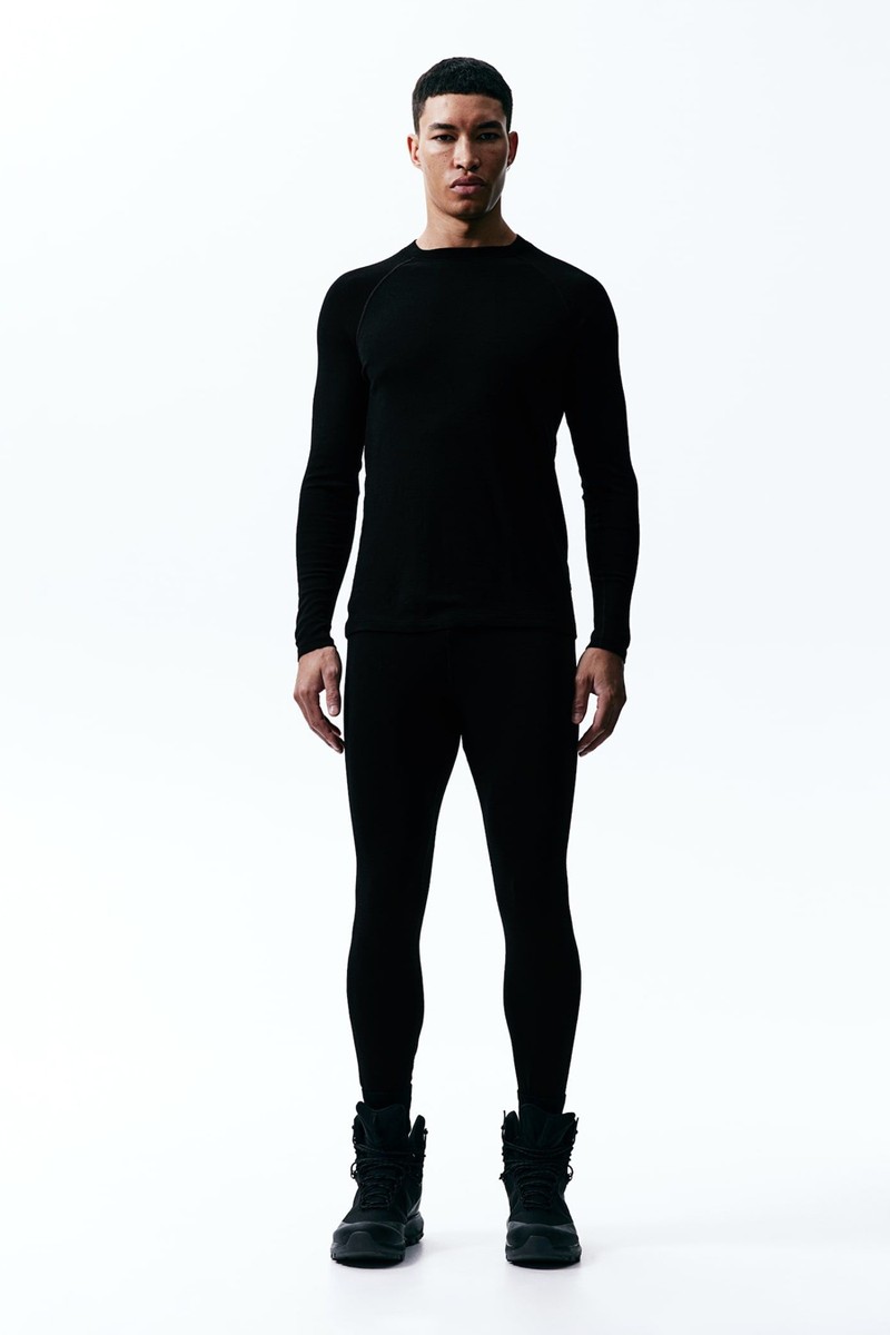 Wool Ski Base Layer Tights from H&M