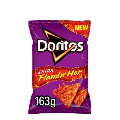 Extra Flamin' Hot Sharing Bag Snacks from Doritos 