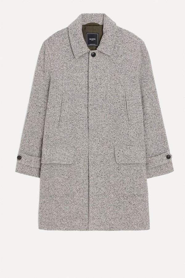 Italian Wool Donegal Car Coat from Todd Snyder