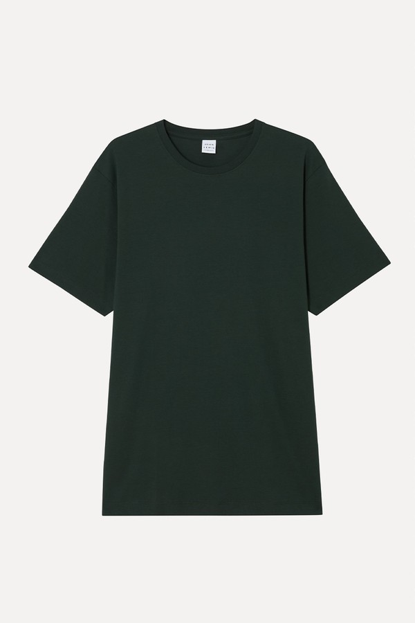 Supima Cotton Regular Fit Crew Neck T-Shirt