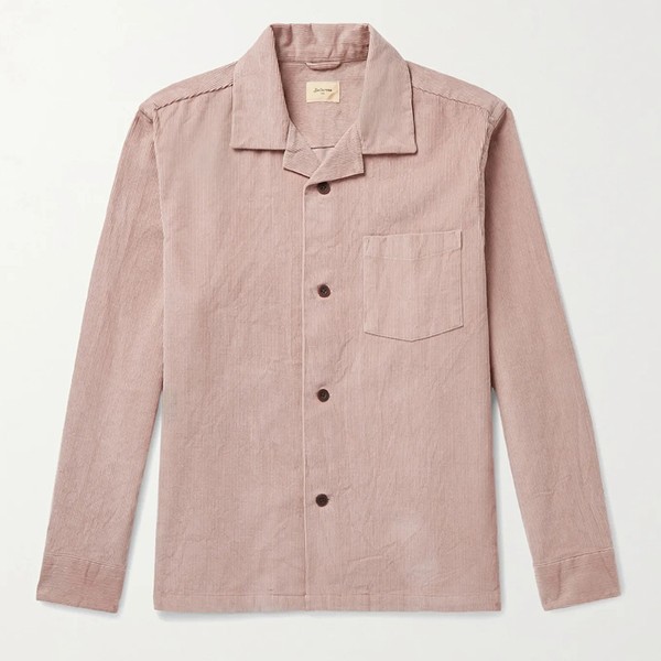 Goney Camp-Collar Cotton-Corduroy Overshirt from Bellerose