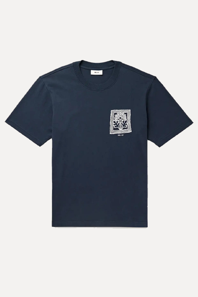 Adam 3209 Floral-Print Pima Cotton-Jersey T-Shirt from NN07