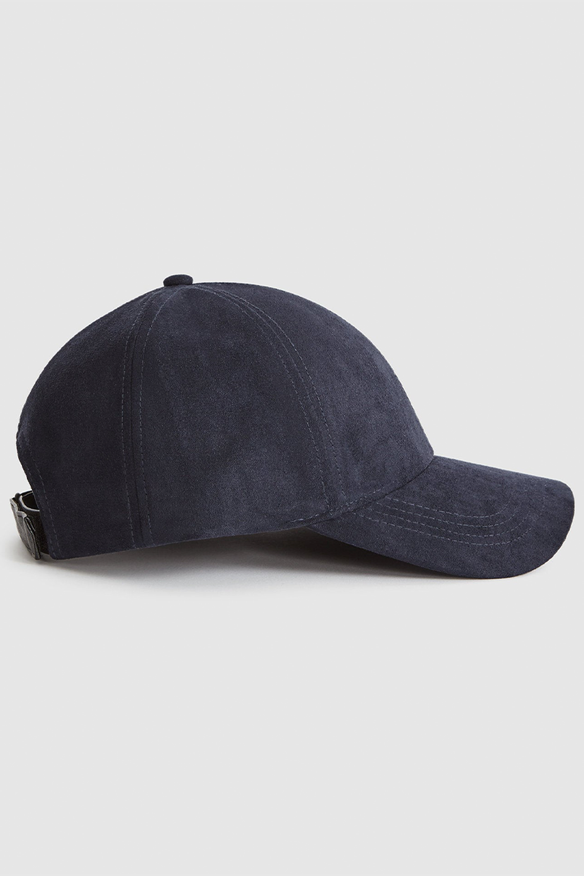 Stewie Navy Suedette Baseball Cap from Reiss