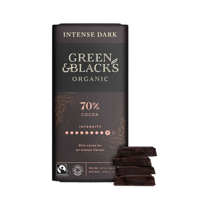 Organic Dark Chocolate Bar from Green & Blacks 