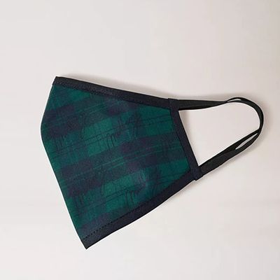 Tartan Check Face Covering from Mulberry