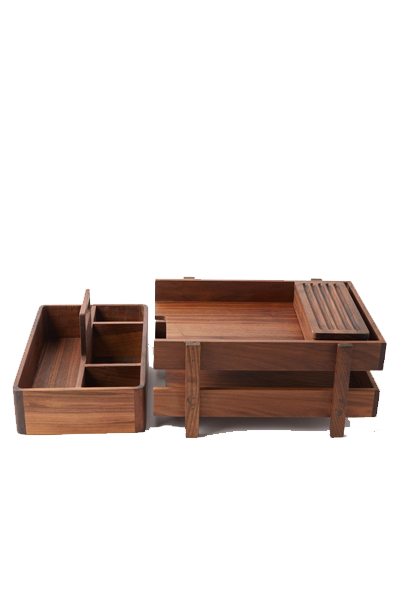 Walnut-Wood Office Set from The Conran Shop