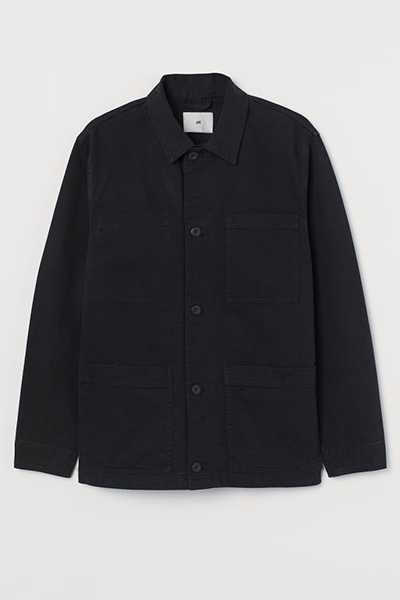 Cotton Twill Shirt Jacket