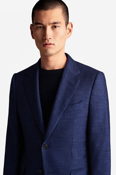 Silk Cashmere Linen Blend Kensington Jacket