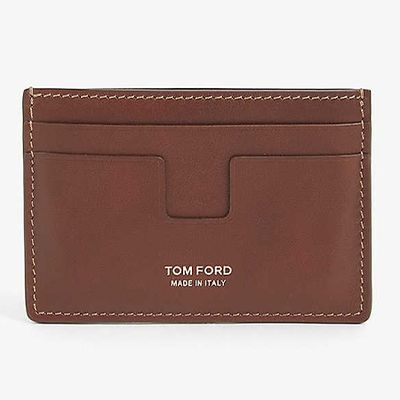 Logo Leather Cardholder from Tom Ford