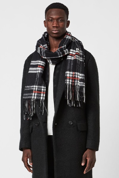 Cheyne Plaid Wool Scarf