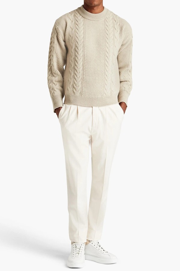 Cable-Knit Wool-Blend Sweater from LE 17 SEPTEMBRE
