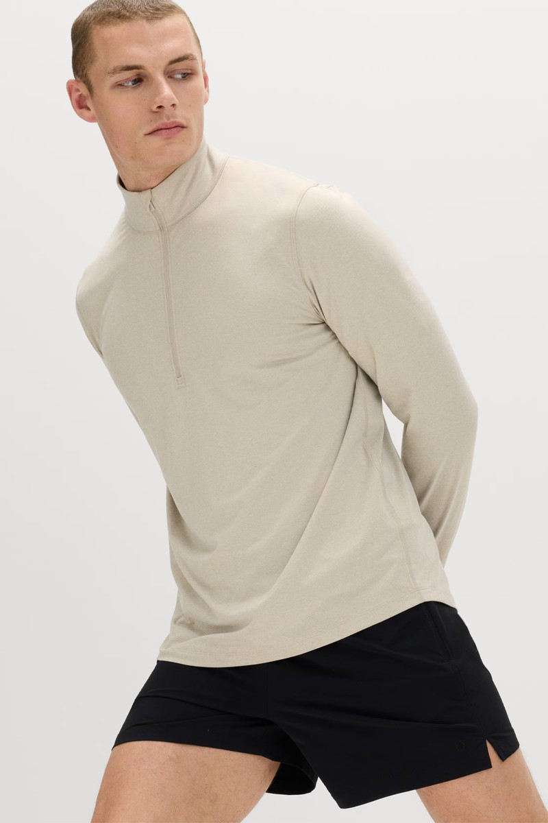 Supersoft Funnel Neck Half Zip Top from Marks & Spencer
