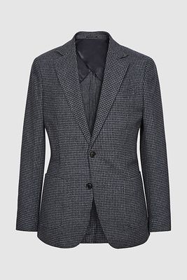 Puppytooth Single Breasted Blazer from Reiss