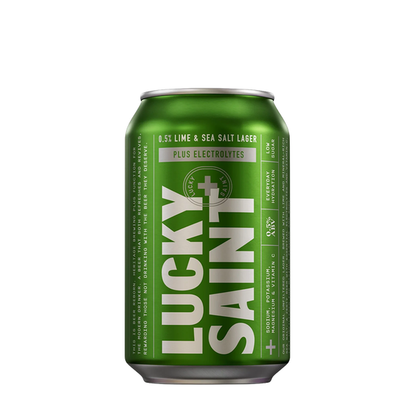 Alcohol Free Lime & Sea Salt Lager from Lucky Saint 
