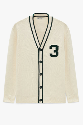 Jacquard Cardigan With Number from Zara