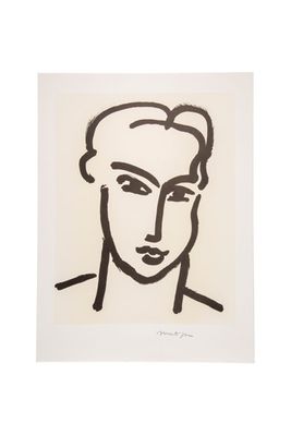Henri Matisse ‘Grande Tête De Katia’ Poster from Vintage Rare Posters