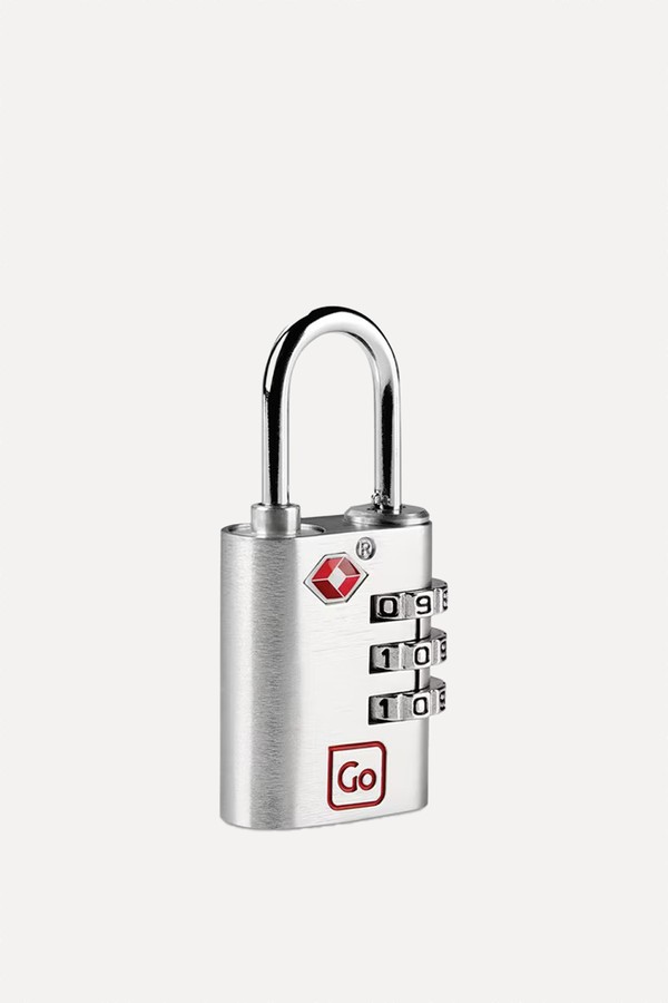 TSA Approved Luggage 3-Digit Classic Combination Padlock from Go Travel