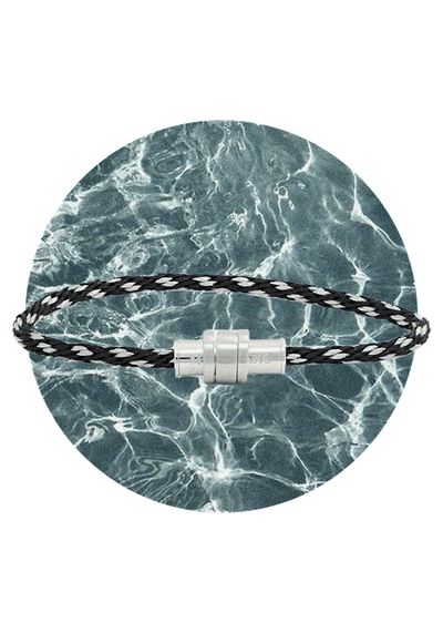 Silver-Tone Cord Bracelet from Montblanc