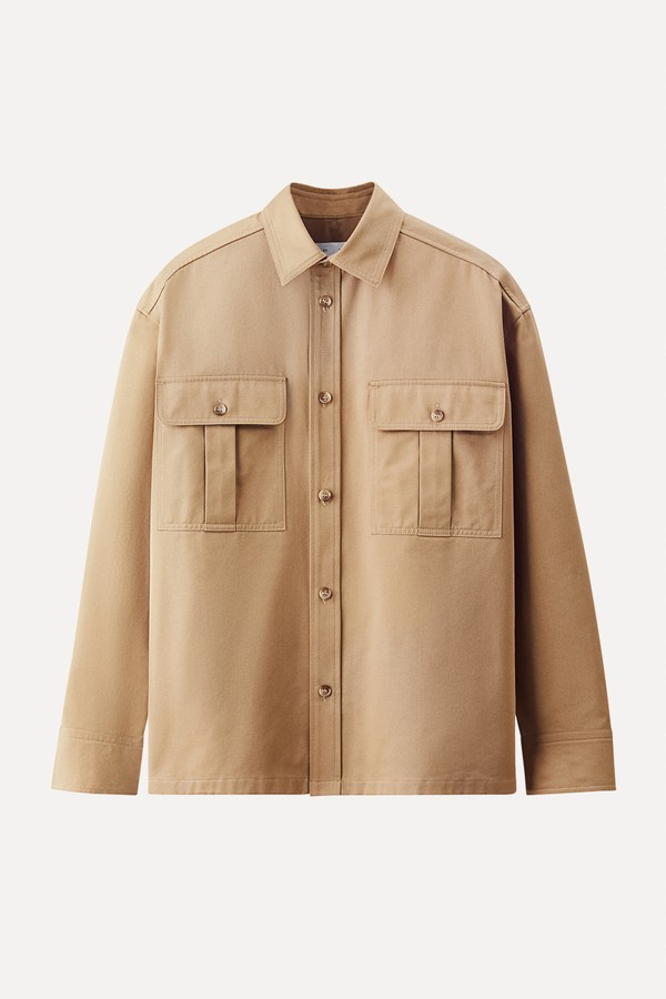 Cotton Twill Utility Overshirt