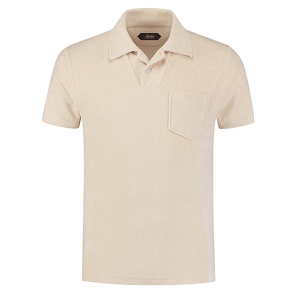 Shell Terry Towelling Polo Shirt