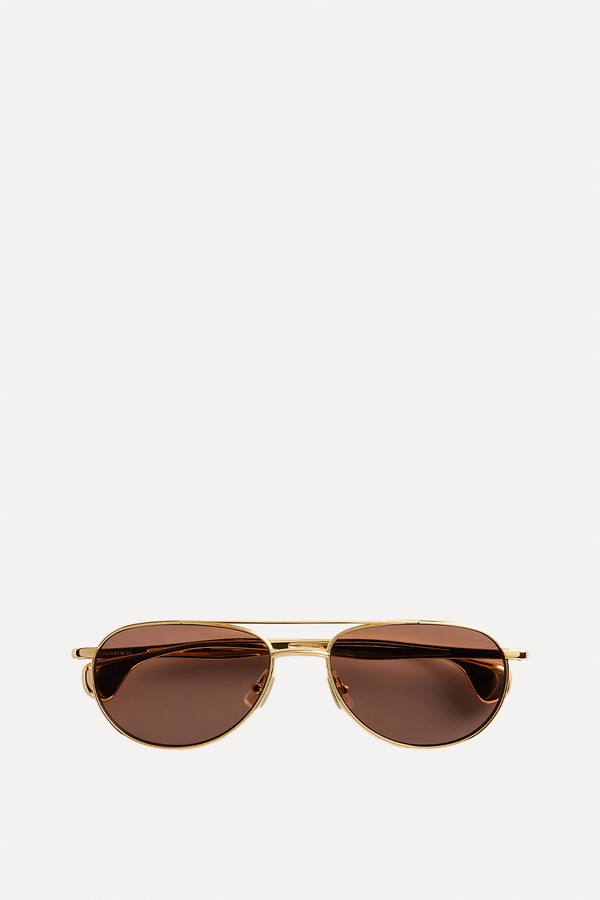 Fin Aviator Sunglasses from Bottega Veneta