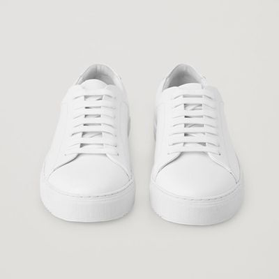 Leather Lace Up Trainers from COS