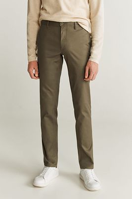 Slim Fit Chino Trousers from Mango