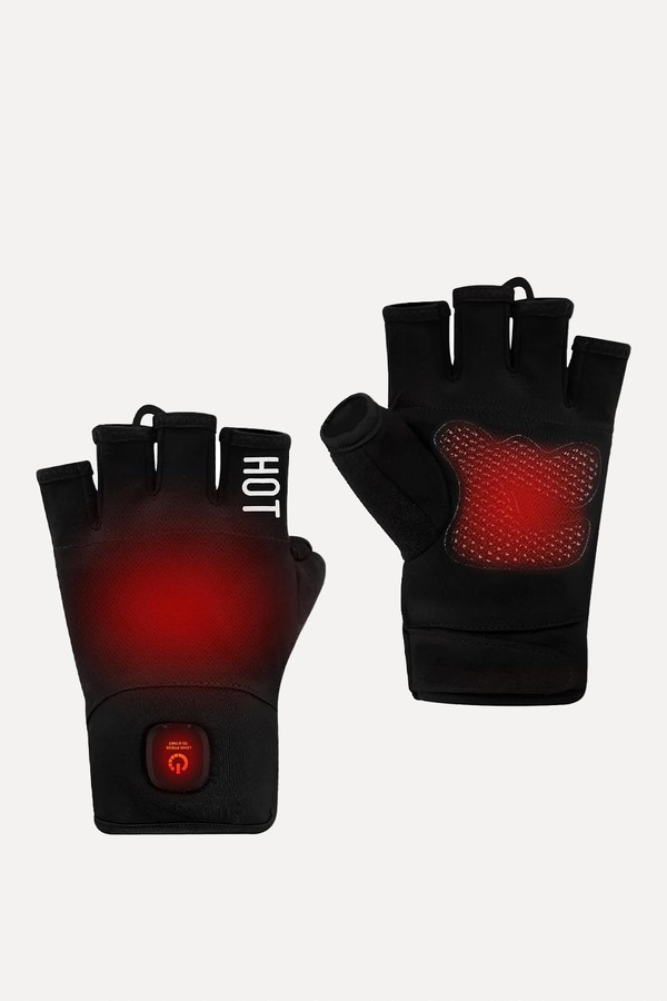 Rechargeable Heated Fingerless Gloves from Uncn