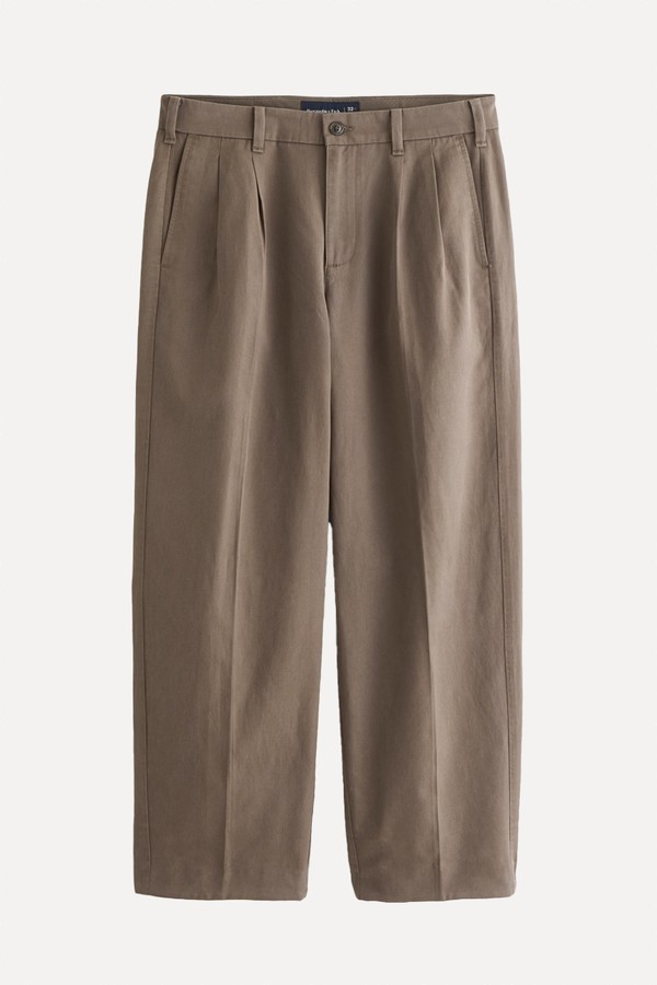 Pleated Baggy Trousers from Abercrombie & Fitch