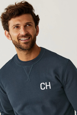 Personalised Men's Crew Neck Sweatshirt