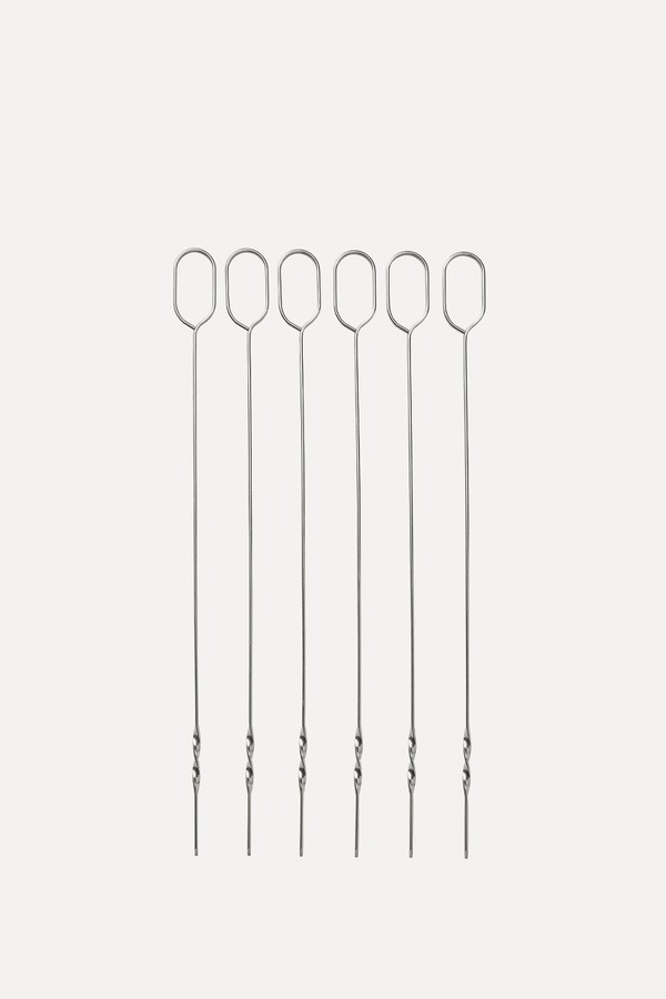GRILLTIDER Skewer Stainless Steel 6 Pack from IKEA