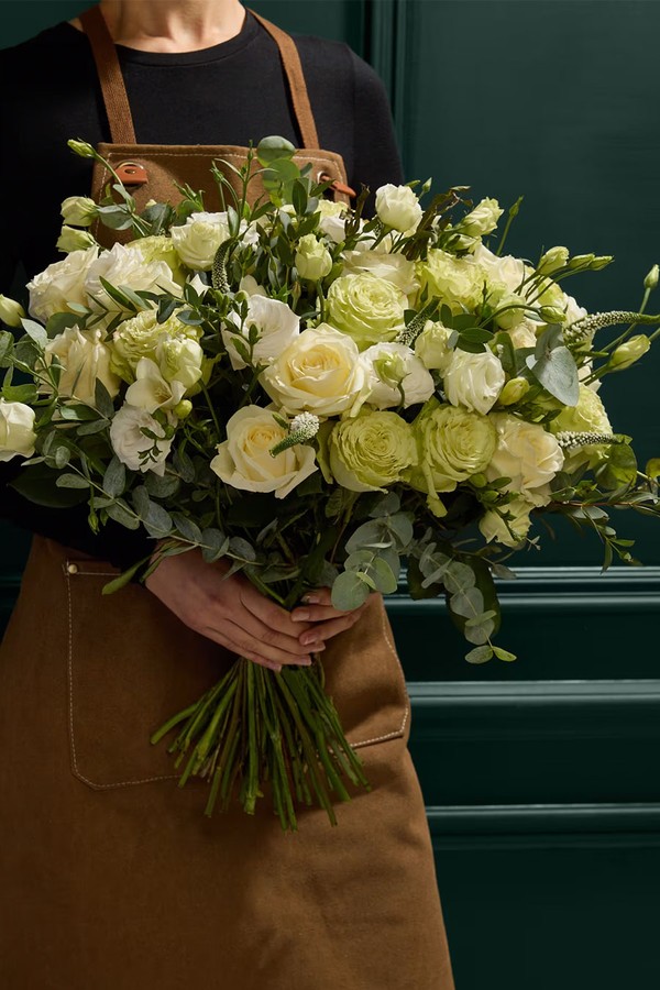 Rose, Freesia & Eucalyptus Bouquet from Marks & Spencer