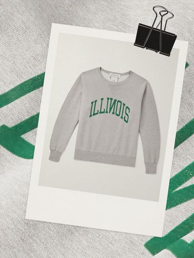 Flocked Cotton-Jersey Sweatshirt from Remi Relief