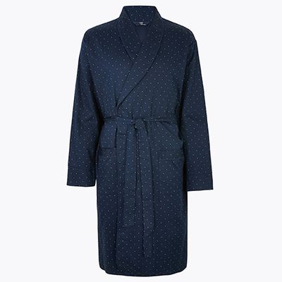 Pure Cotton Dressing Gown from M&S