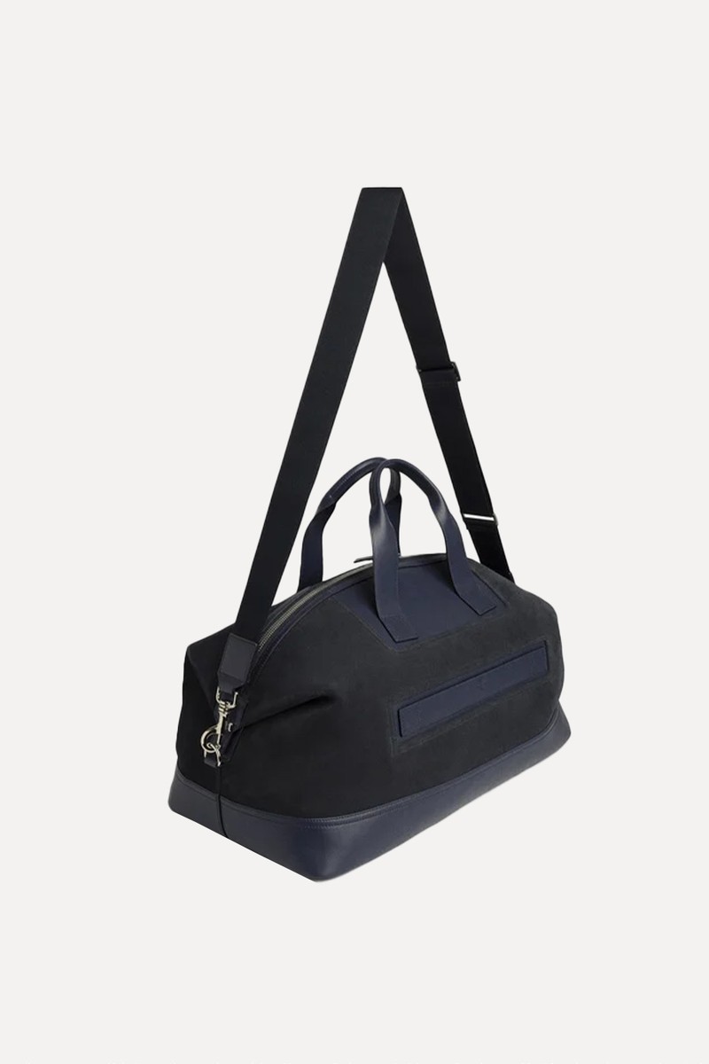 Suede Panel Holdall Bag from Hackett