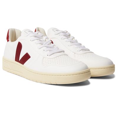 V-10 Rubber-trimmed Leather Sneakers from Veja