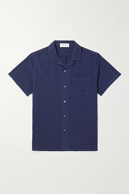 Convertible-Collar Cotton-Seersucker Shirt from Alex Mill