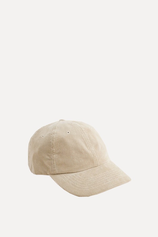 Washed Corduroy Baseball Cap