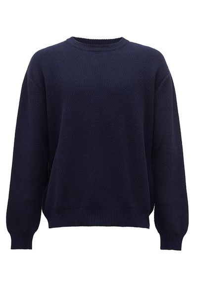 Crew Neck Cotton Pique Sweater from Raey