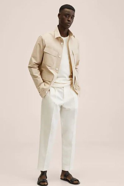 Cotton Safari-Style Jacket from Mango