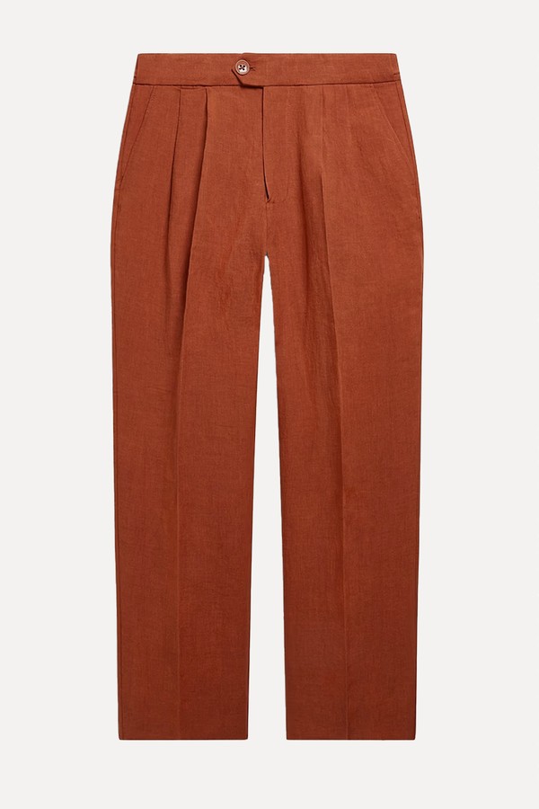 Pleated Tailored Trousers