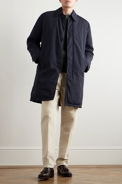 Traveler's Padded Nylon Trench Coat from Sid Mashburn